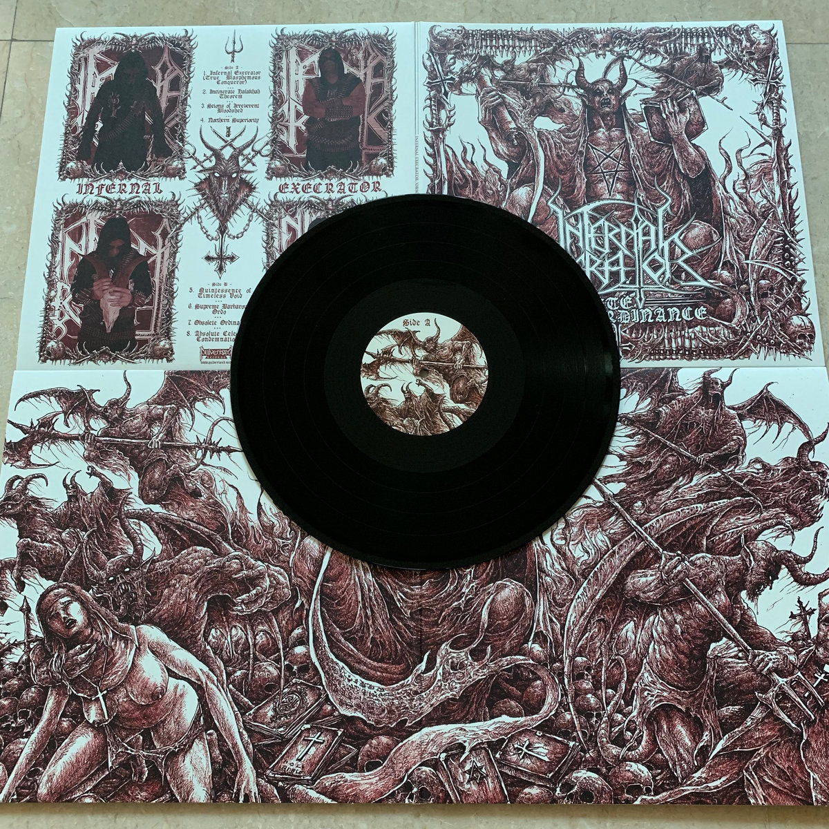INFERNAL EXECRATOR Obsolete Ordinance LP vinyl gatefold