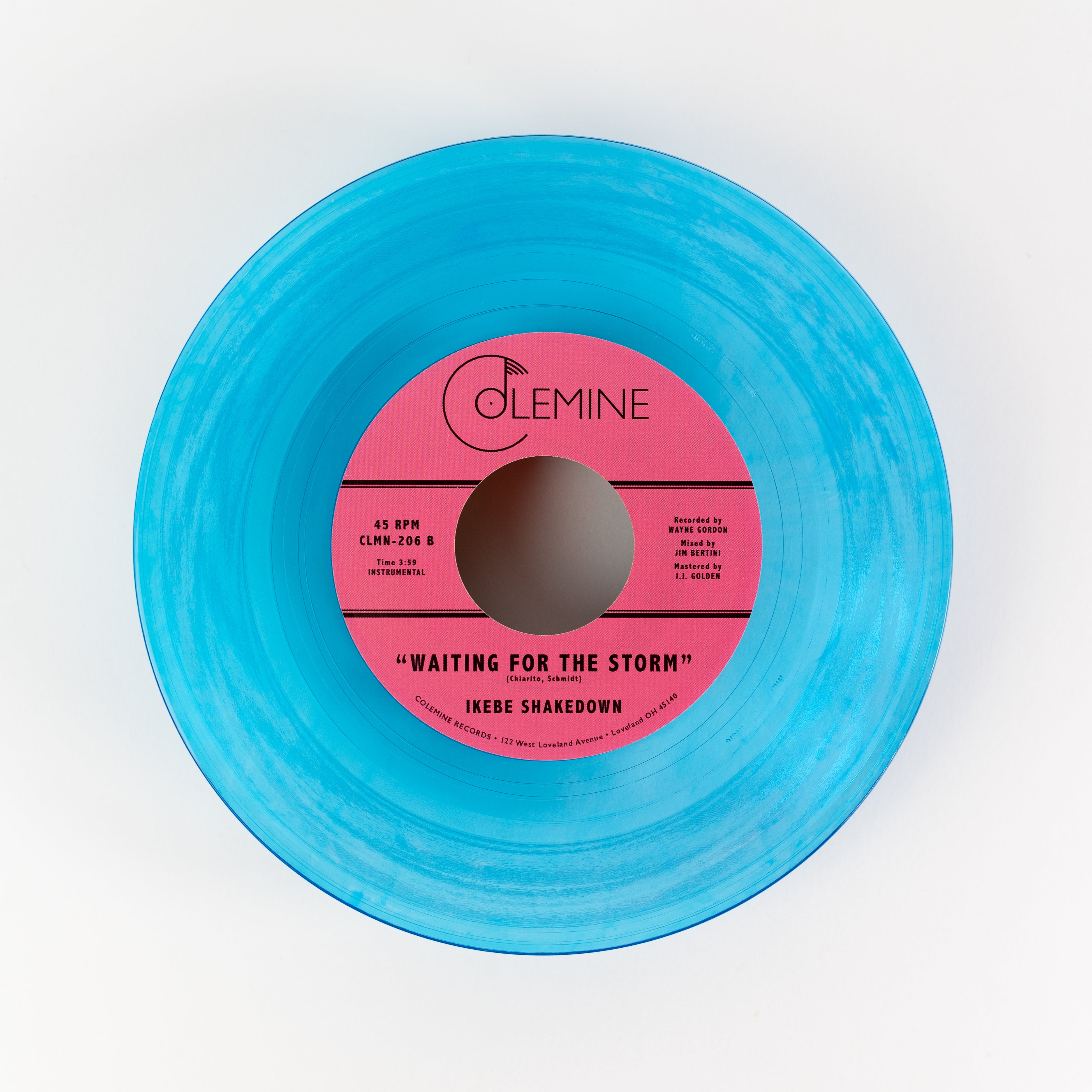Ikebe Shakedown Adonai 7-tommer transparent blå vinyl