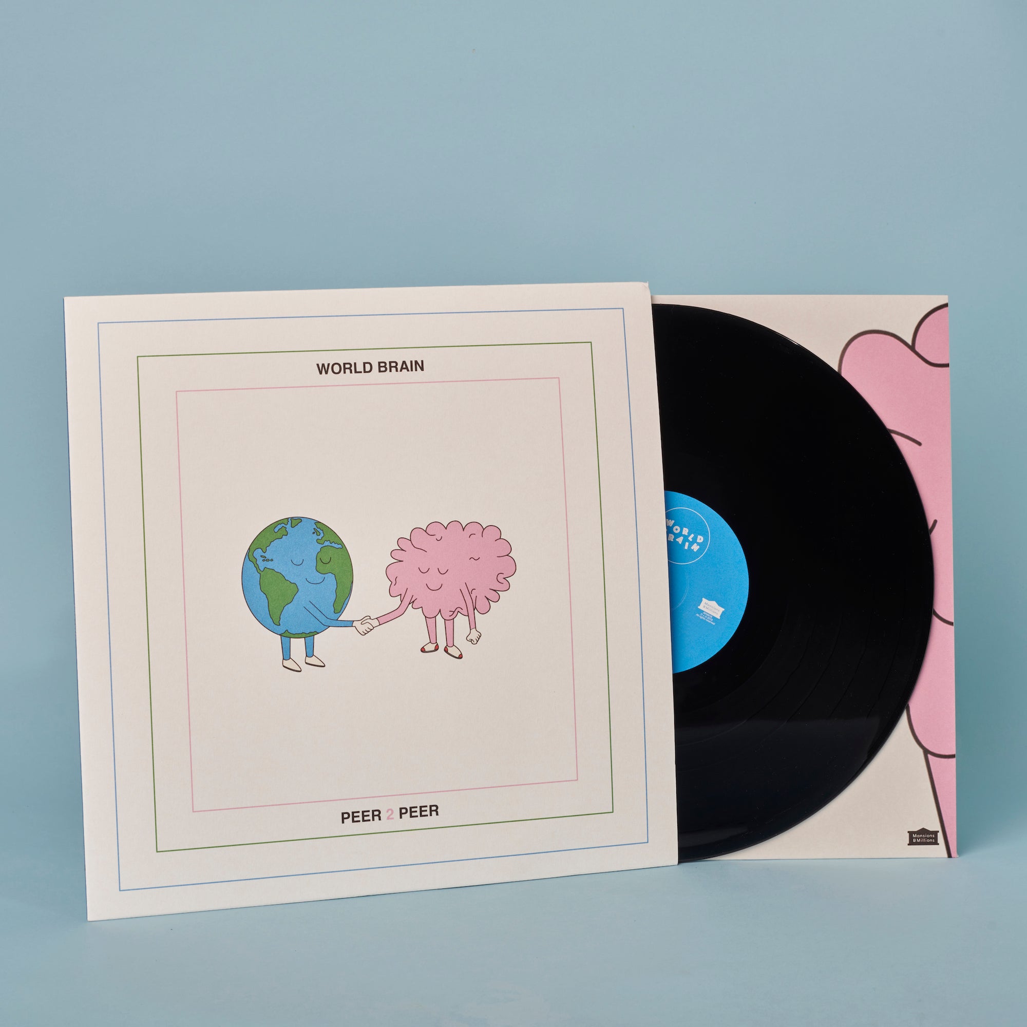 Mansions and Millions World Brain Peer 2 Peer vinylplate album