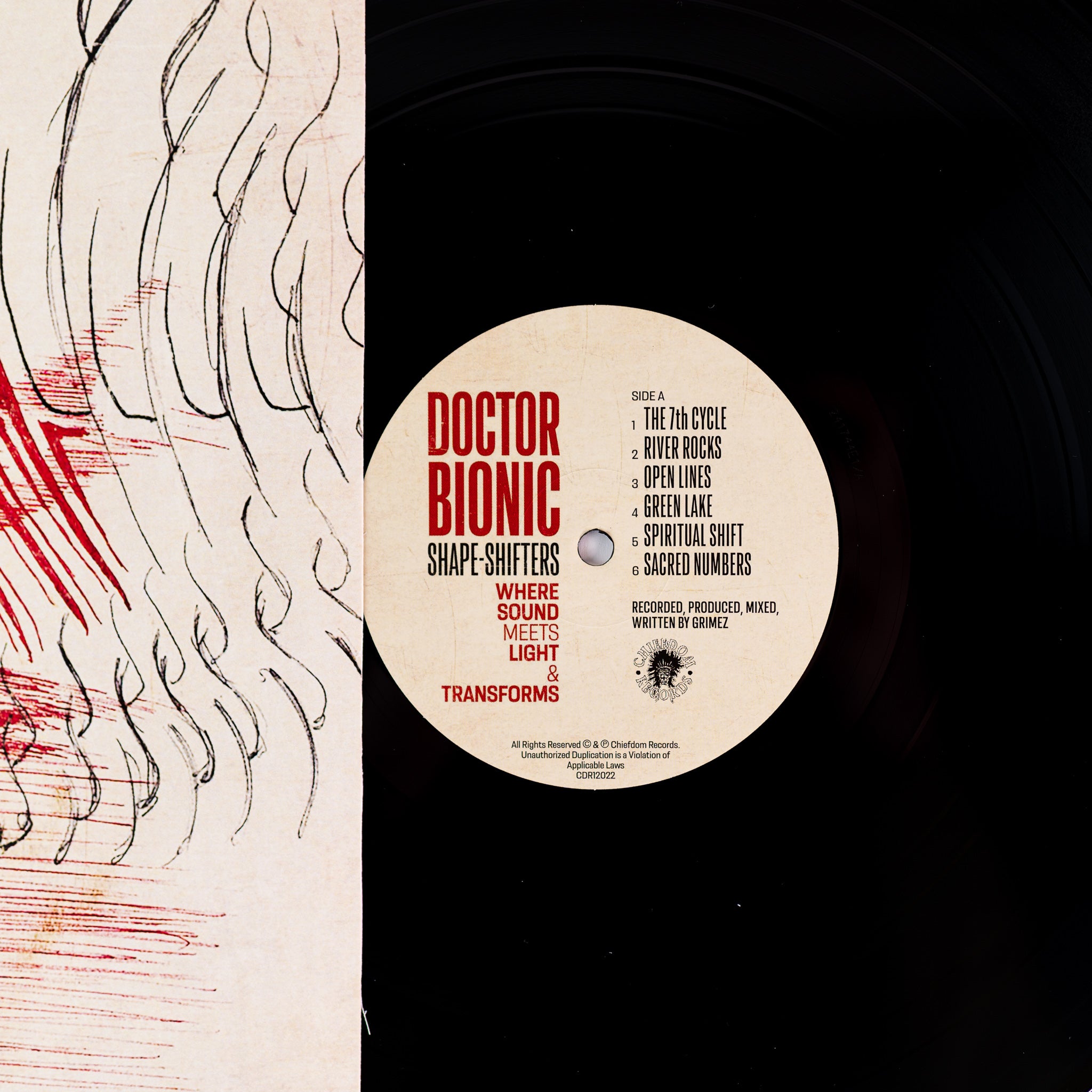 Doctor Bionic Shape Shifters LP vinyl