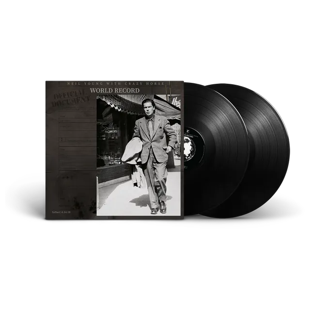 Neil Young World Record 2LP vinyl dobbelplate