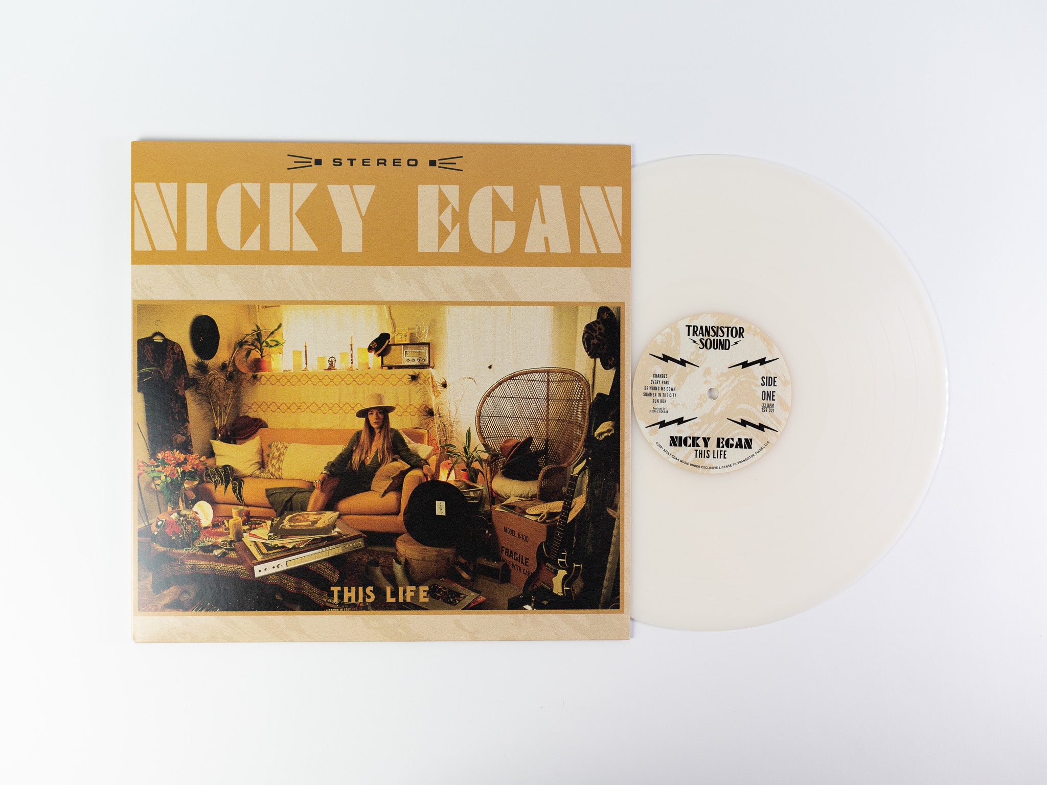 Nicky Egan This Life LP frosted glass vinyl