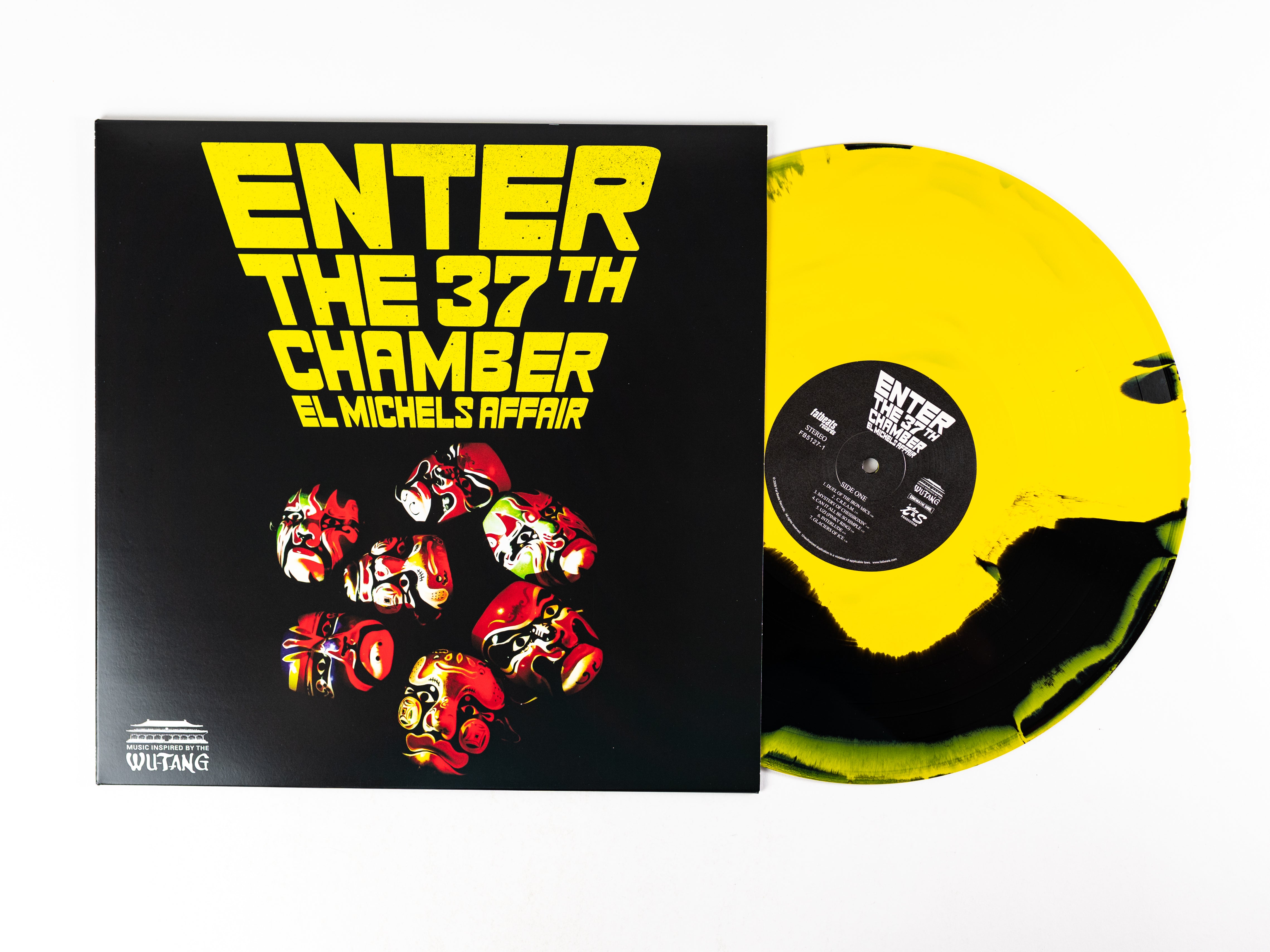 El Michels Affair Enter The 37th Chamber LP gul-svart vinyl