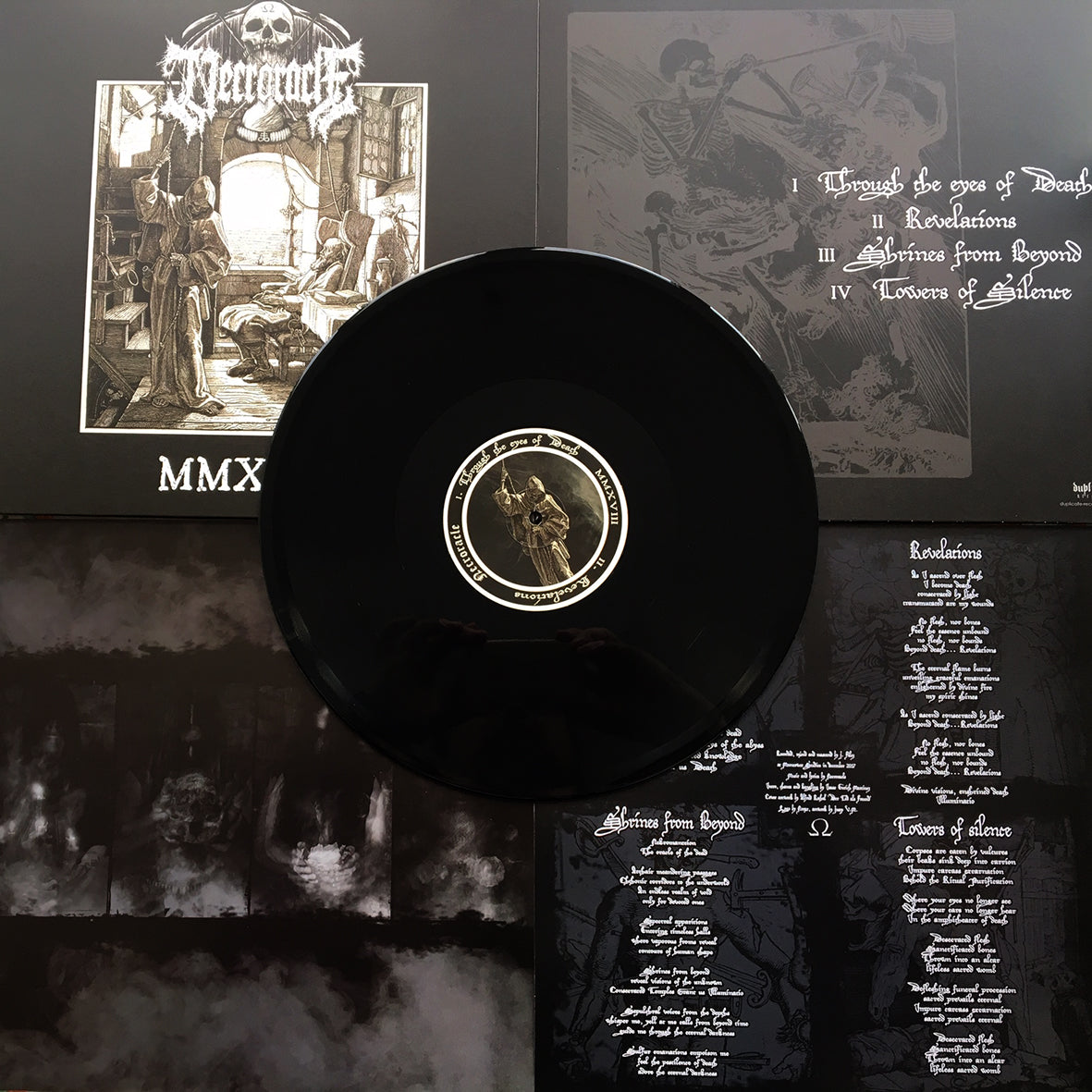 Necroracle MMXVIII MLP svart vinyl limited