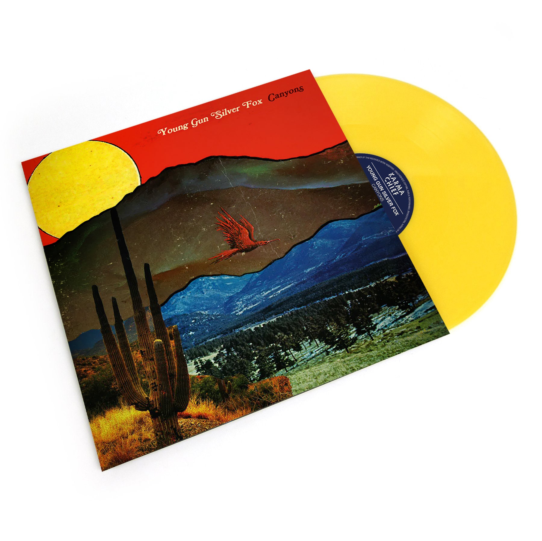 Young Gun Silver Fox Canyons LP opak gul vinyl limited