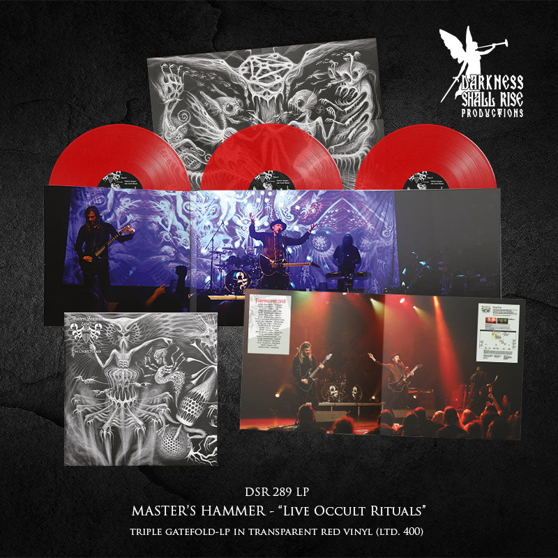 Master’s Hammer Live Occult Rituals 3LP vinyl rød