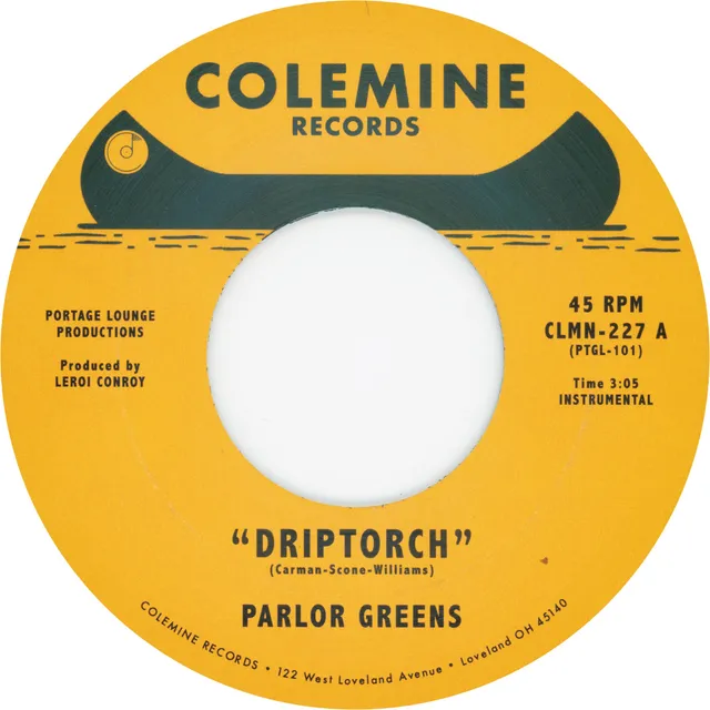 Parlor Greens Driptorch 7" singel svart vinyl