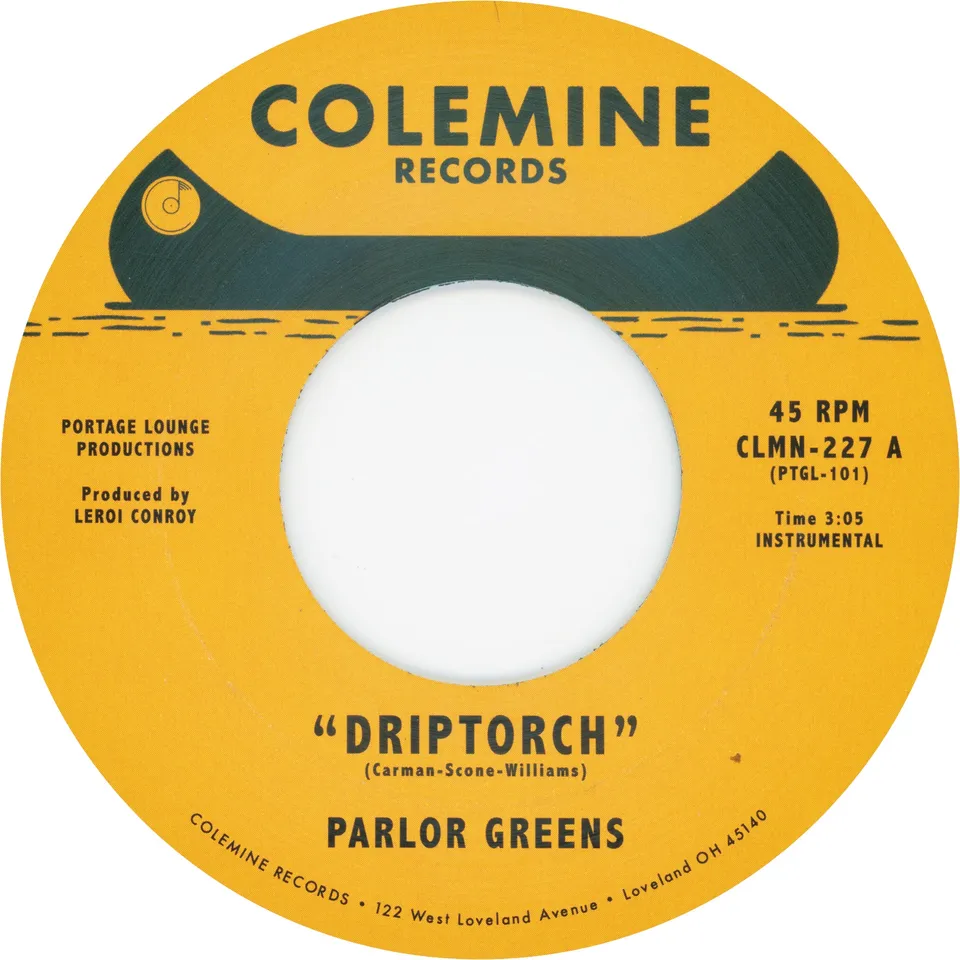 Parlor Greens Driptorch 7" singel svart vinyl