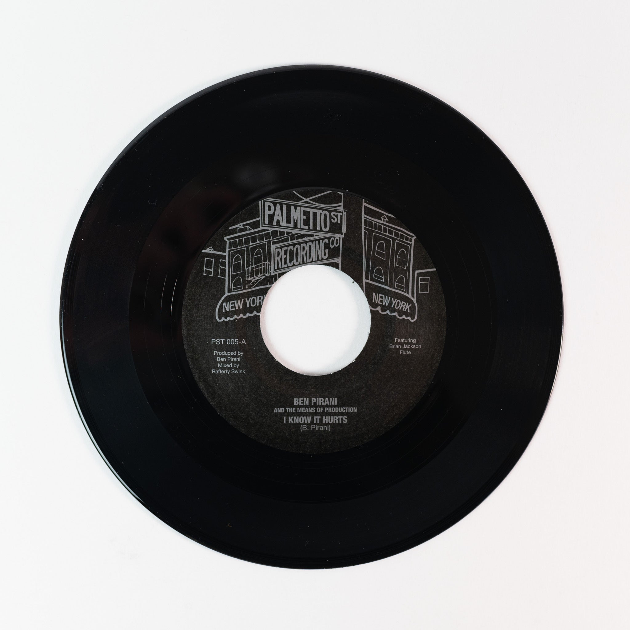Colemine Ben Pirani I Know It Hurts 7" singel svart vinyl