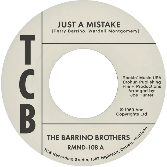 Barrino Brothers Just A Mistake 7" grønn vinyl