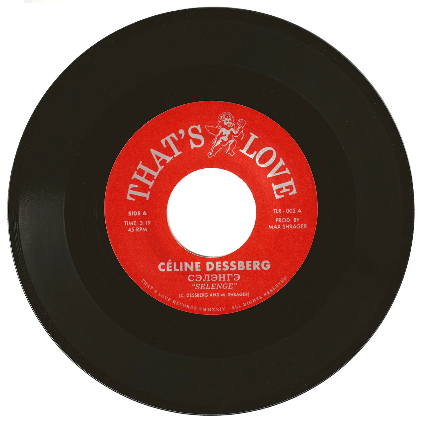Céline Dessberg Selenge 7-tommer singel svart vinyl