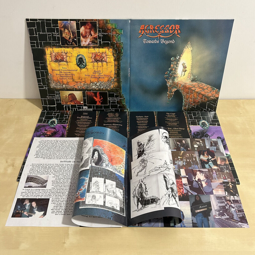 Katakomben Agressor Towards Beyond LP swirl vinyl