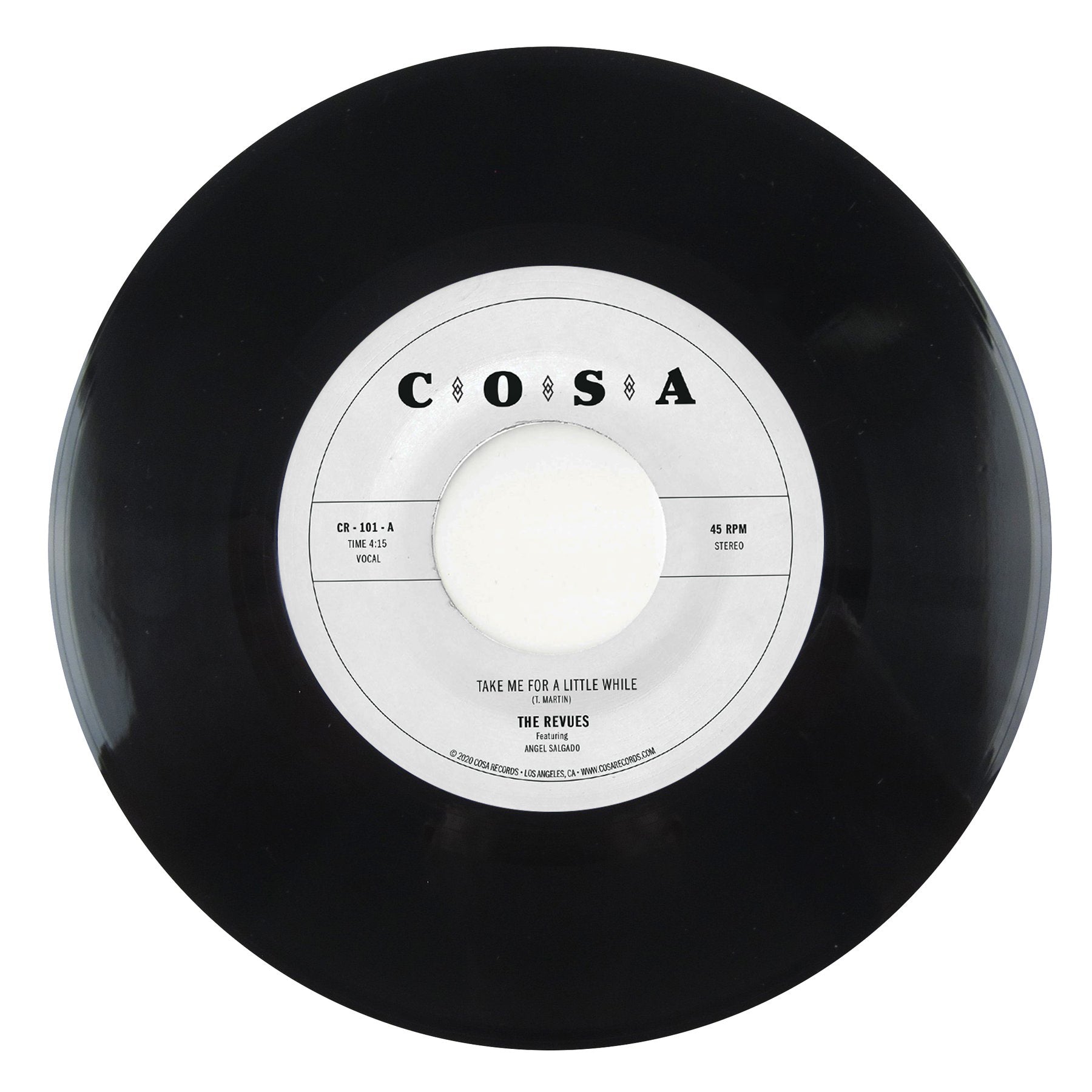 The Revues Take Me For A Little While vinyl 7 svart