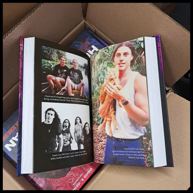Decibel Books Born Human Chuck Schuldiner bok nytrykk 2026