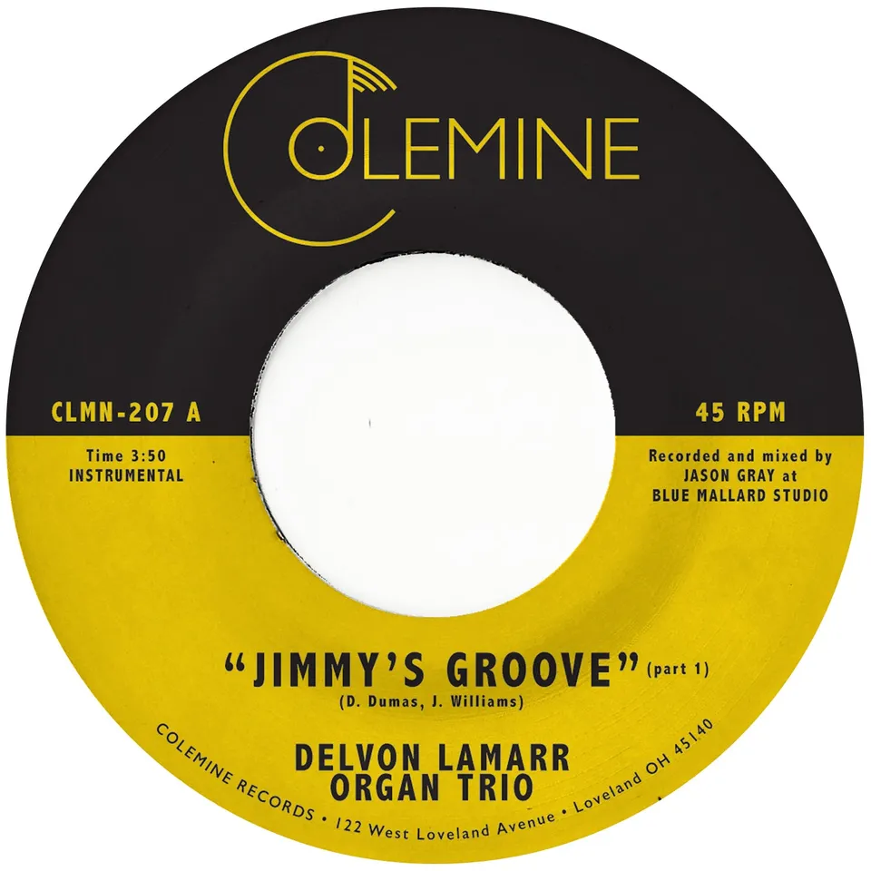 Delvon Lamarr Organ Trio Jimmy's Groove 7" vinyl rosa