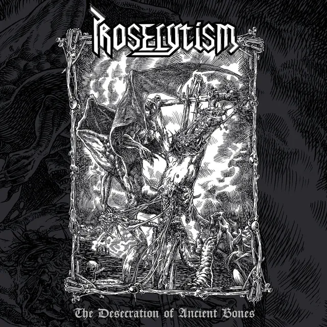 Proselytism Desecration Ancient Bones LP marmor