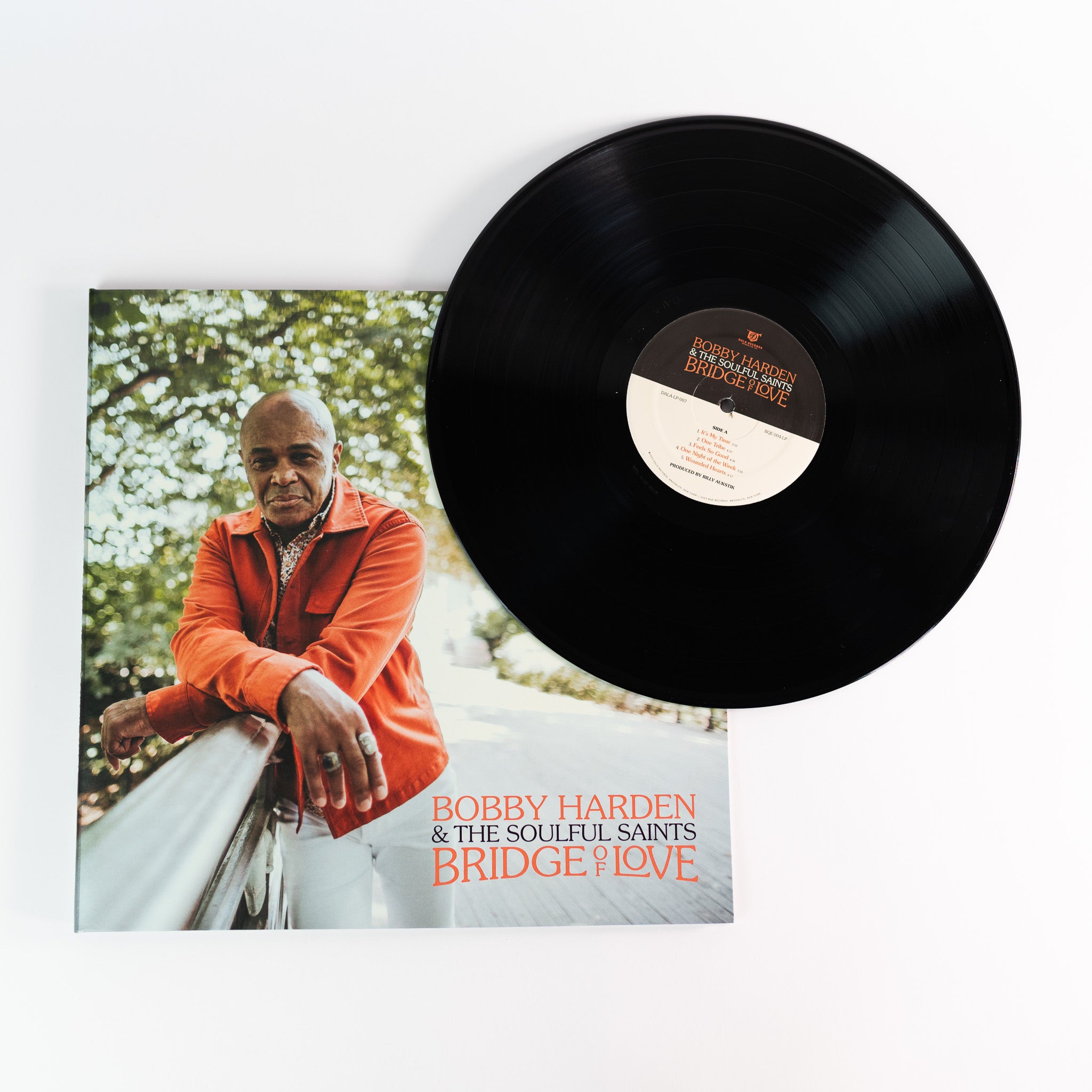Bobby Harden Bridge of Love DALA-007 LP hazy black soul-vinyl