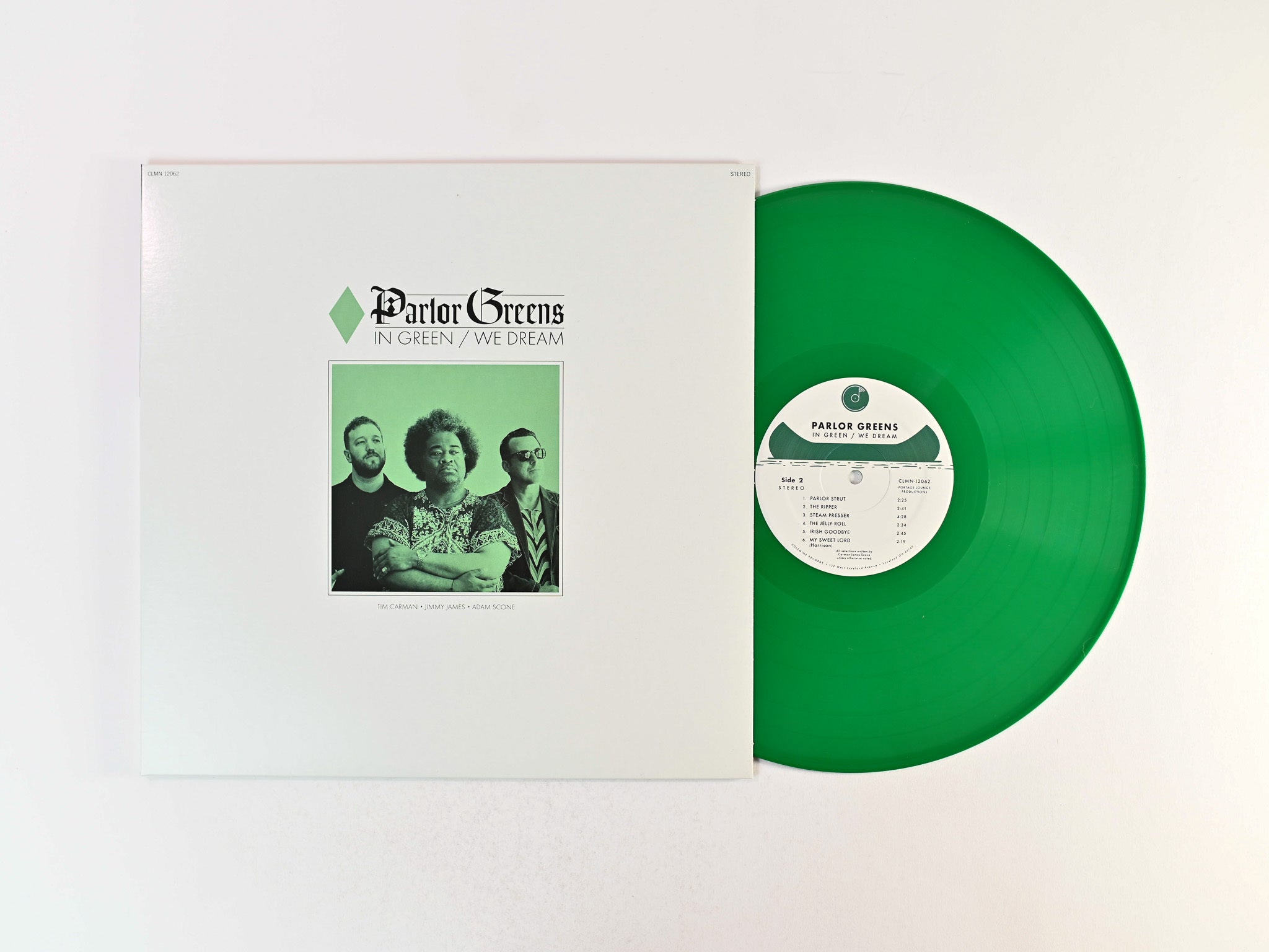 Colemine Parlor Greens In Green We Dream vinylplate green