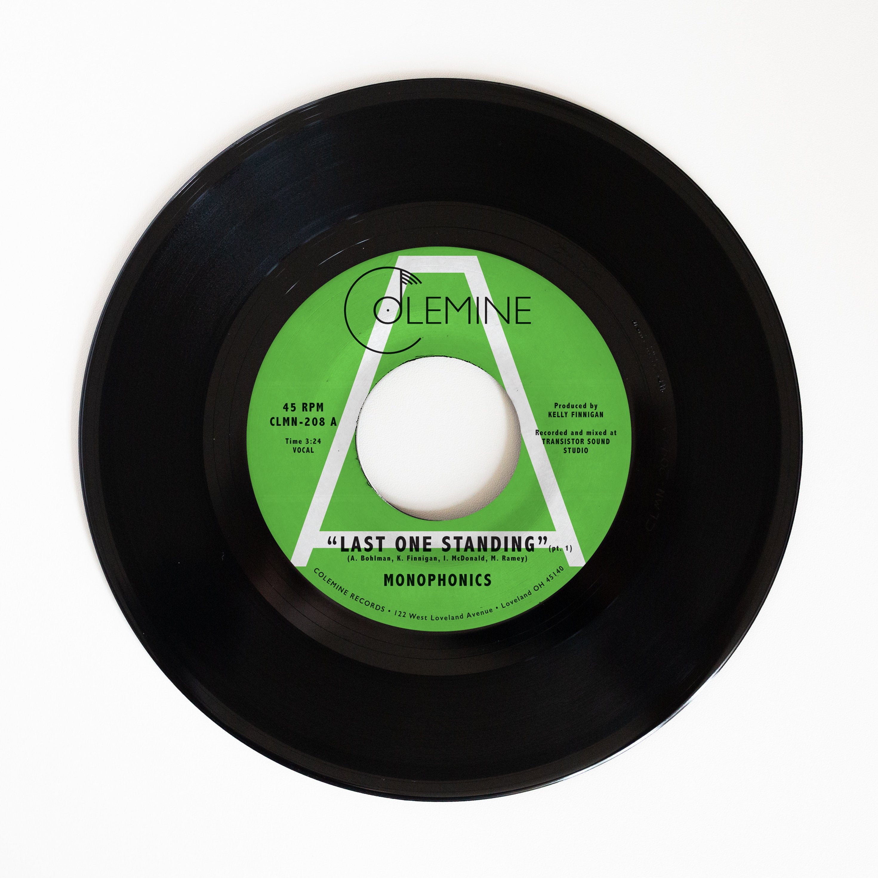 Monophonics Last One Standing 7-tommer svart vinyl