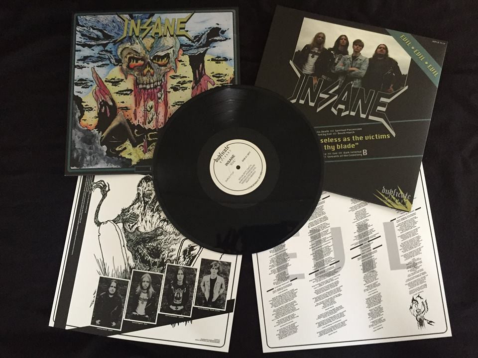Katakomben Insane Evil LP svart vinyl 400 eks