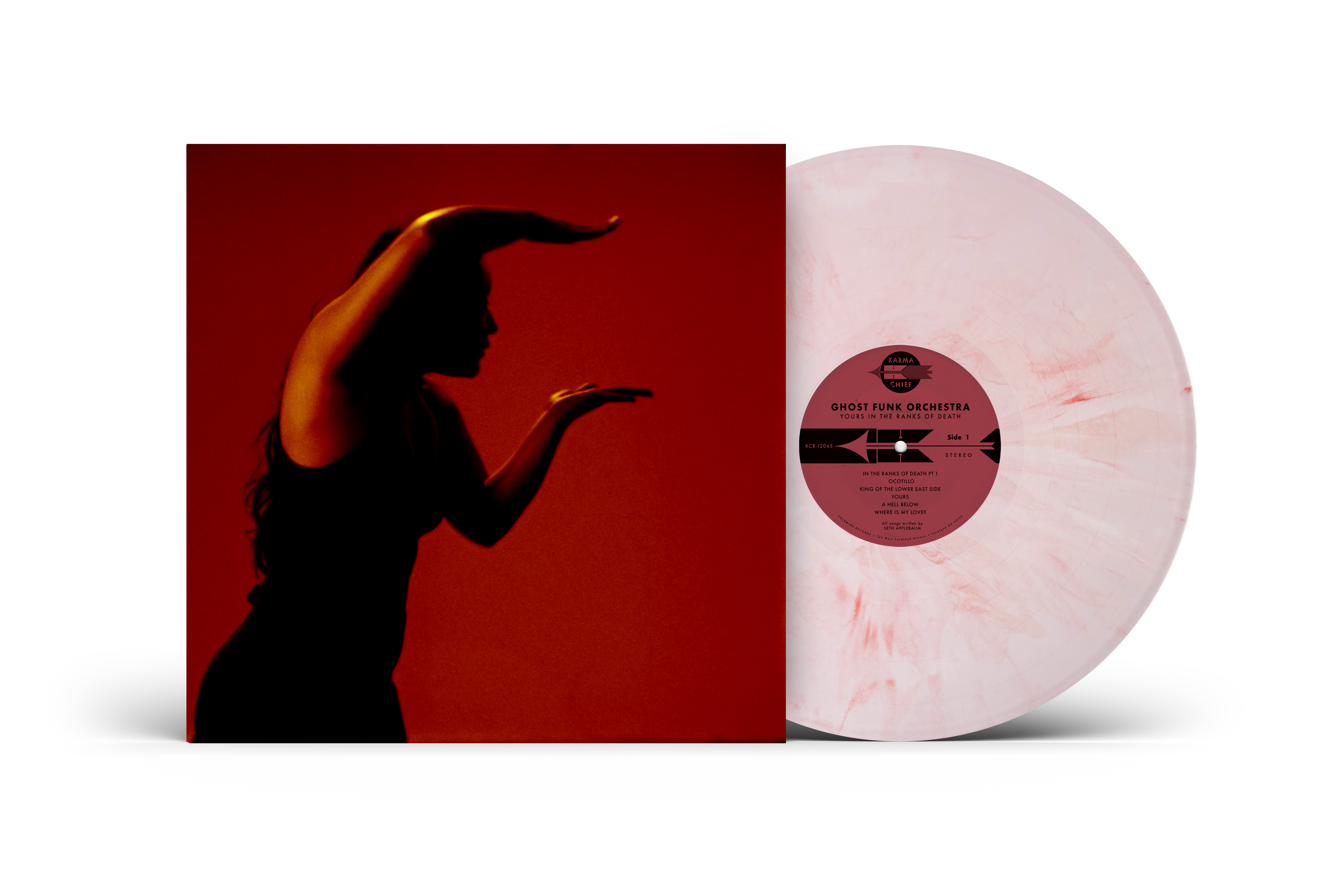 Ghost Funk Orchestra Yours In The Ranks LP orange swirl vinyl