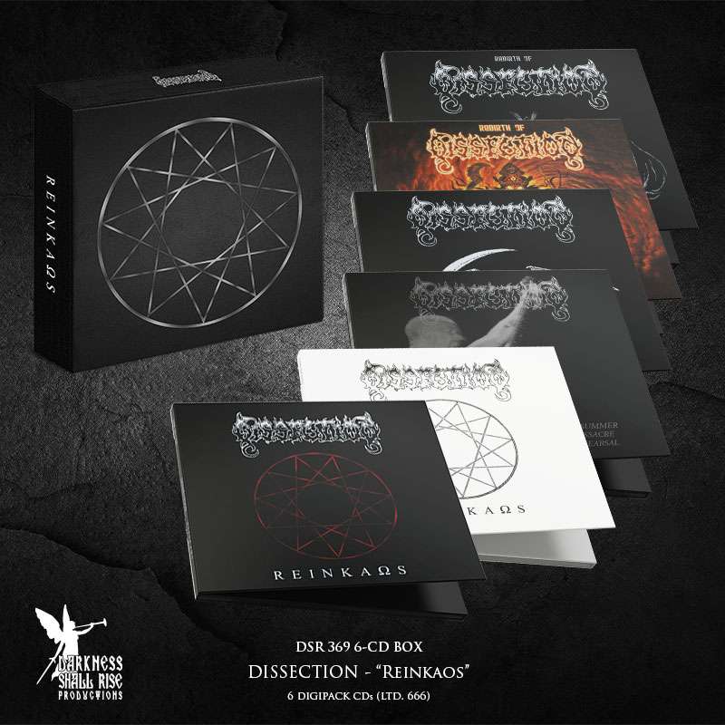 Dissection Reinkaos 20th anniversary 6CD boks svart