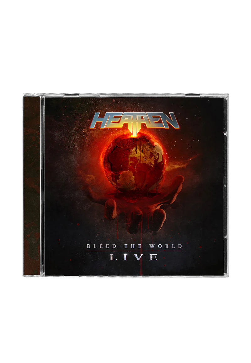 Heathen Bleed The World Live CD jewelcase thrash metal