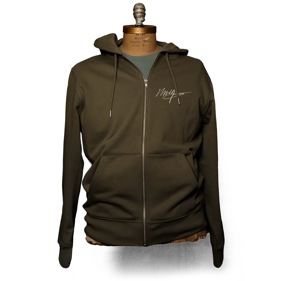 Neil Young Second Song zip-hettegenser khaki unisex