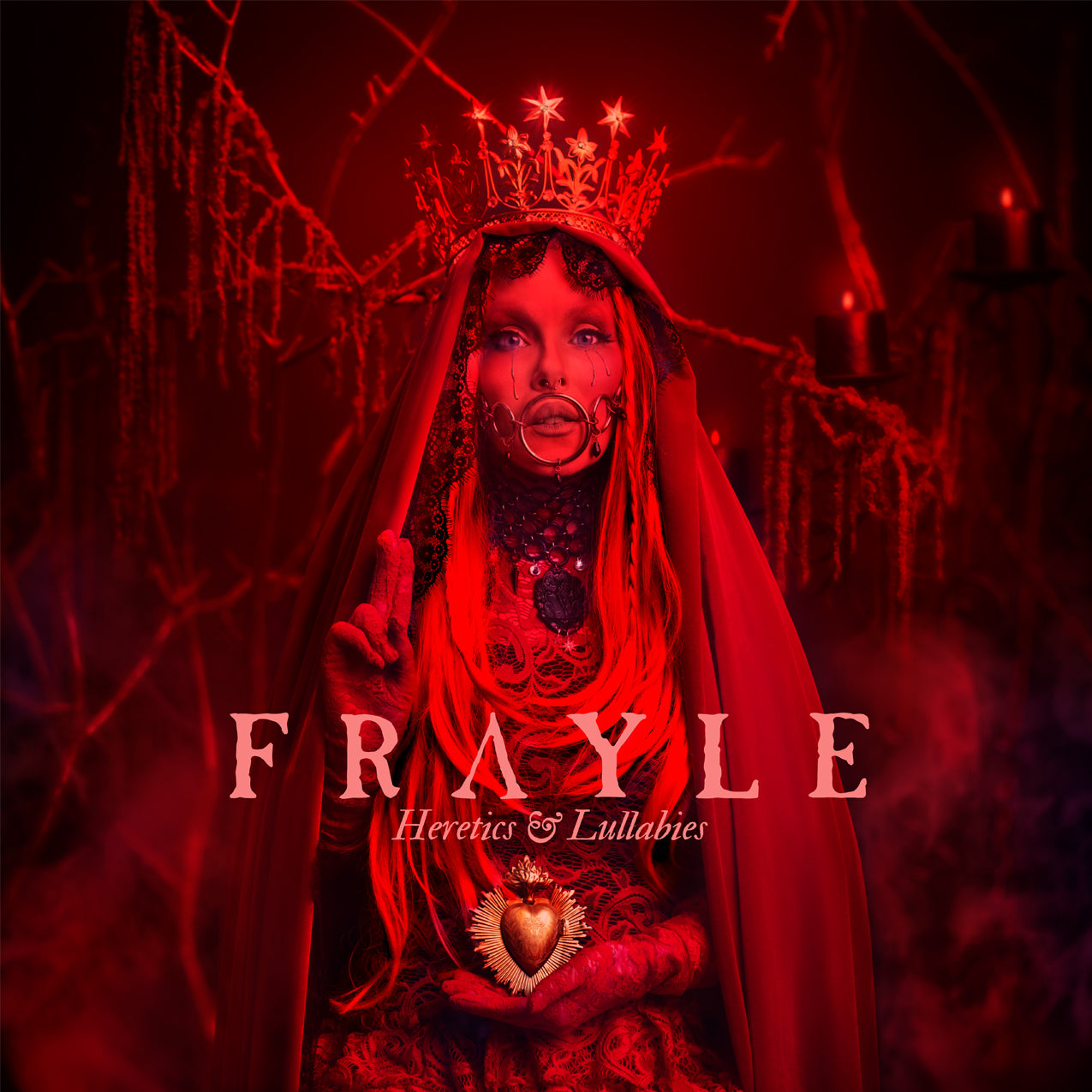 Frayle Heretics & Lullabies klistremerke 4x4