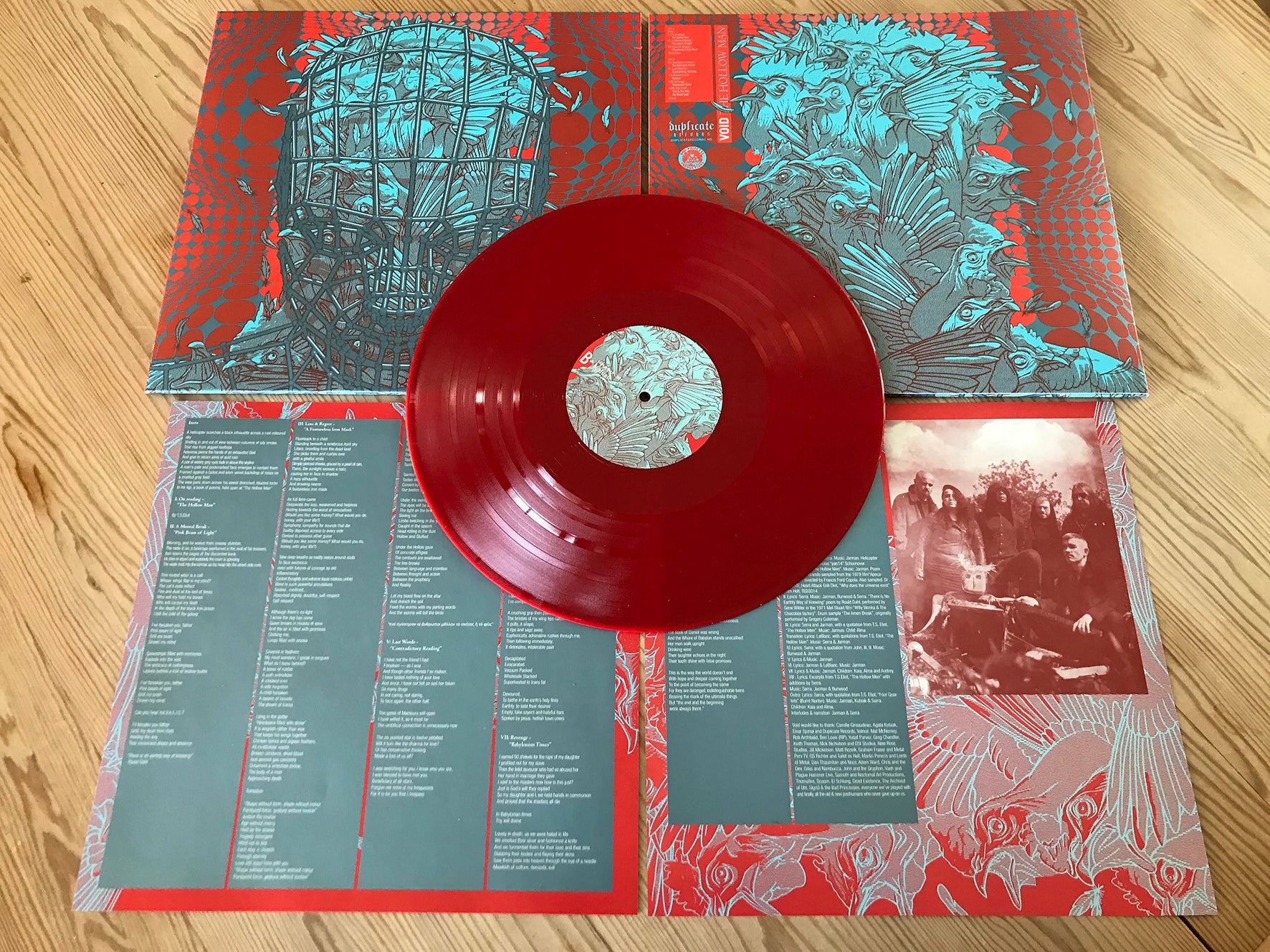 VOID The Hollow Man LP rød vinyl avantgarde metal