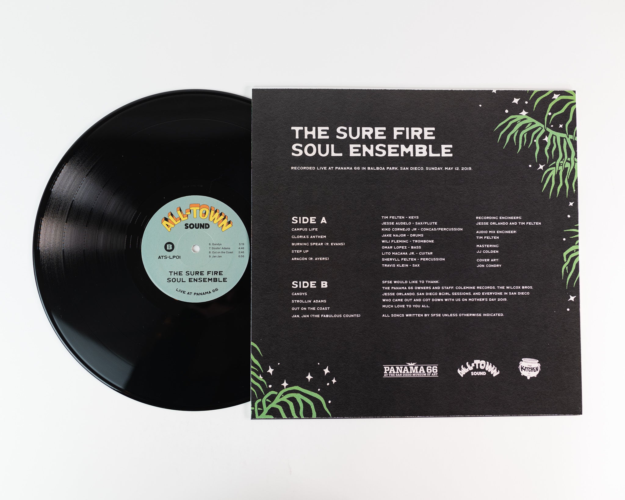 Sure Fire Soul Ensemble Live at Panama 66 LP orange swirl