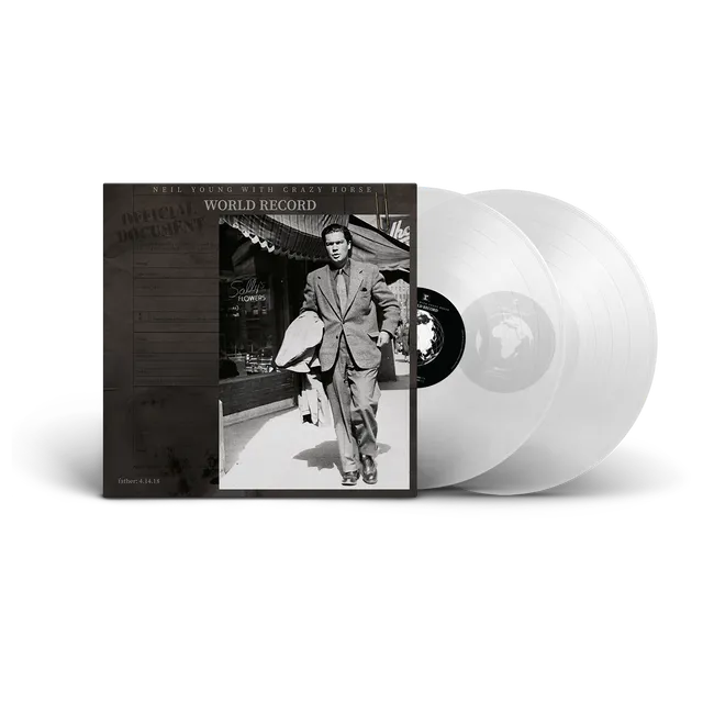 Neil Young World Record 2LP vinyl farget eksklusiv