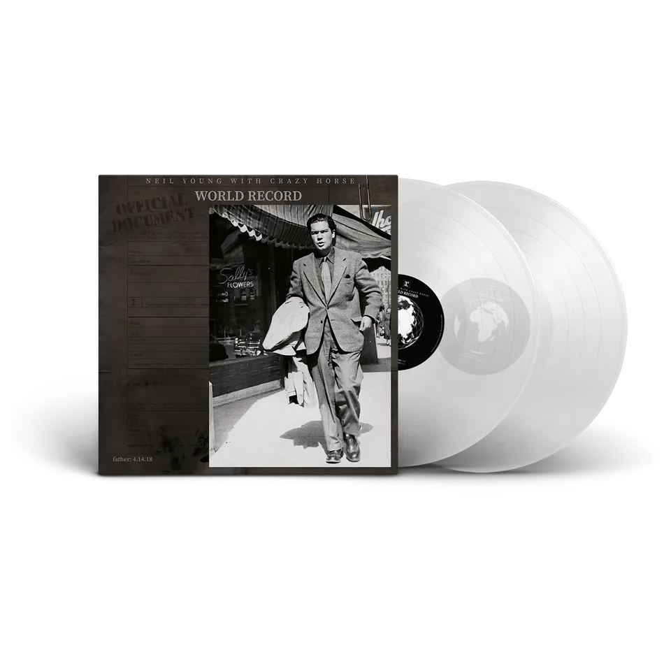 Neil Young World Record 2LP vinyl farget eksklusiv