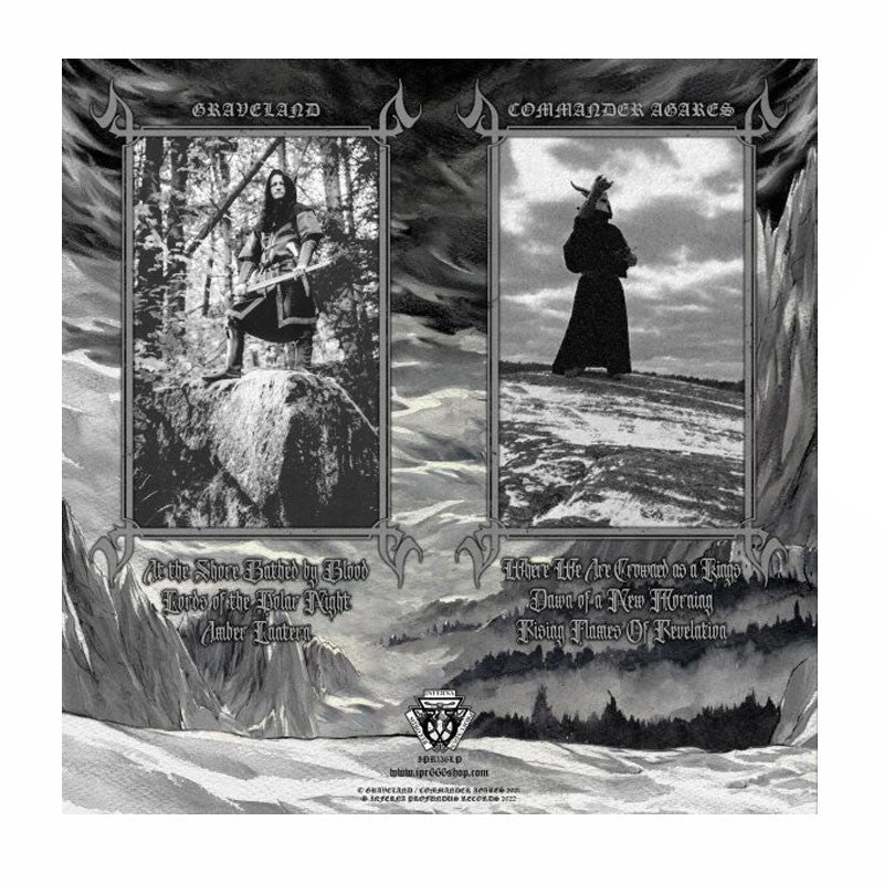 Graveland Commander Agares Awakening of the Storms split LP