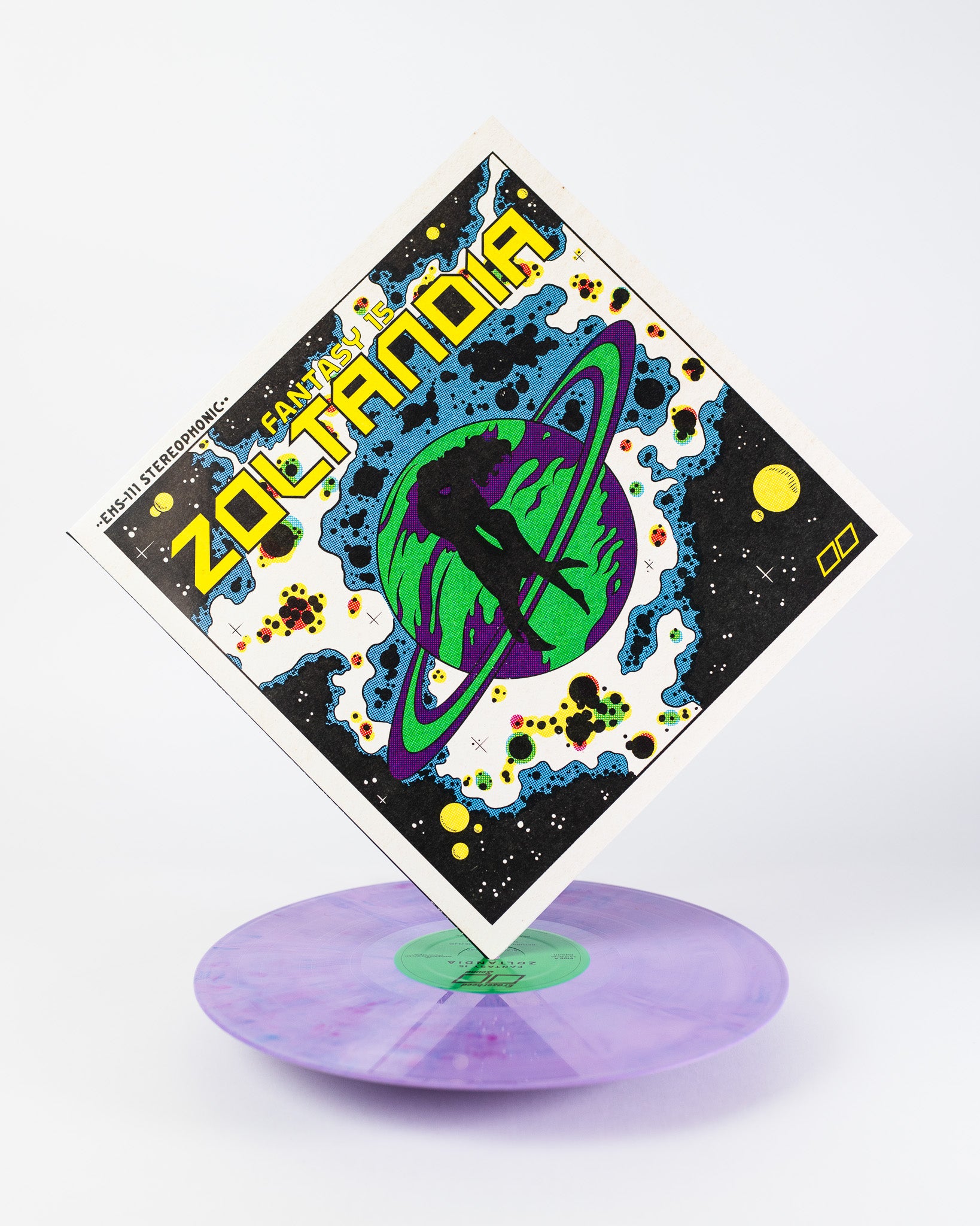 Fantasy 15 Zoltandia LP lilla swirl vinyl synth-funk