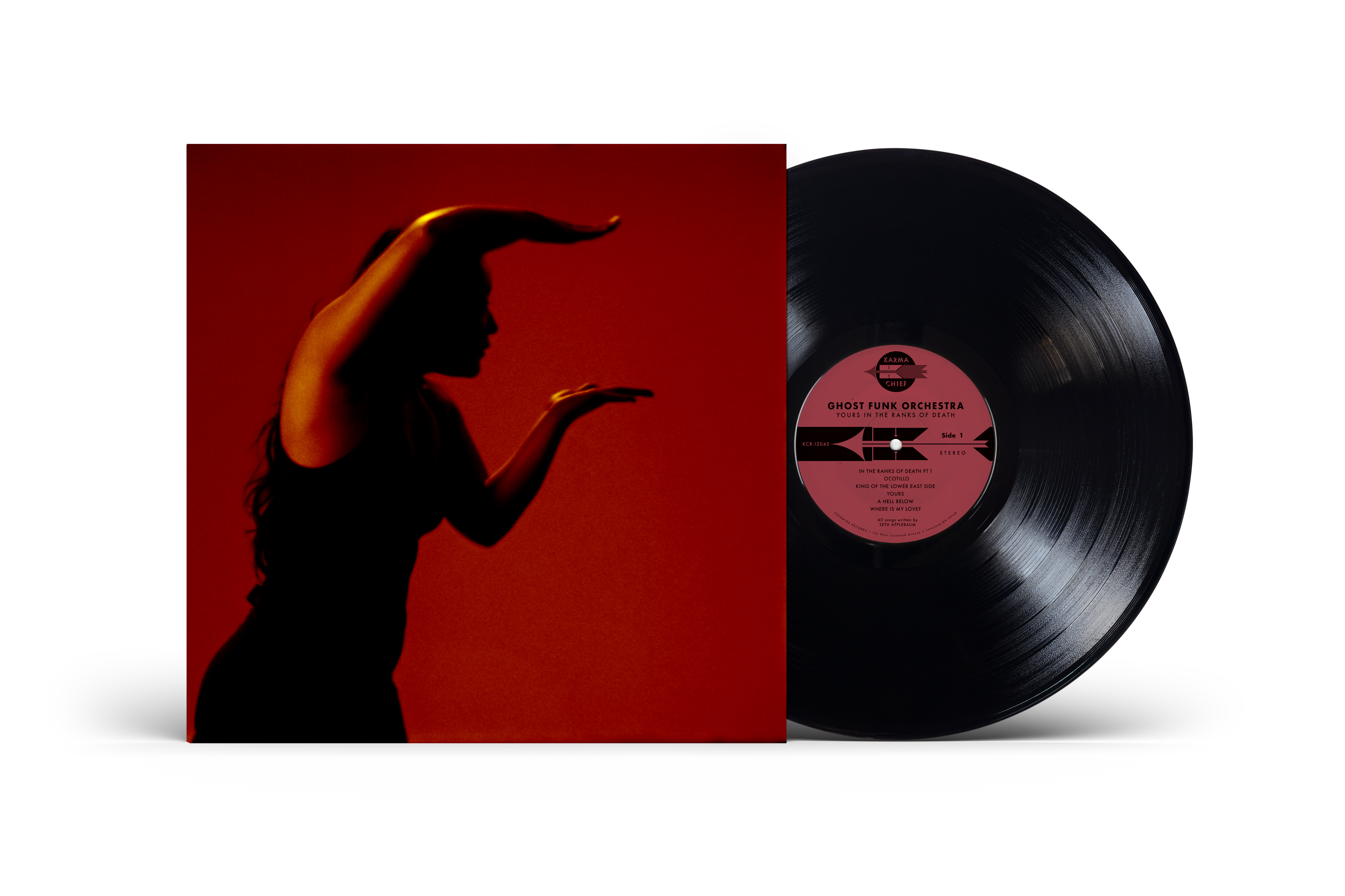 Ghost Funk Orchestra Yours In The Ranks LP orange swirl vinyl