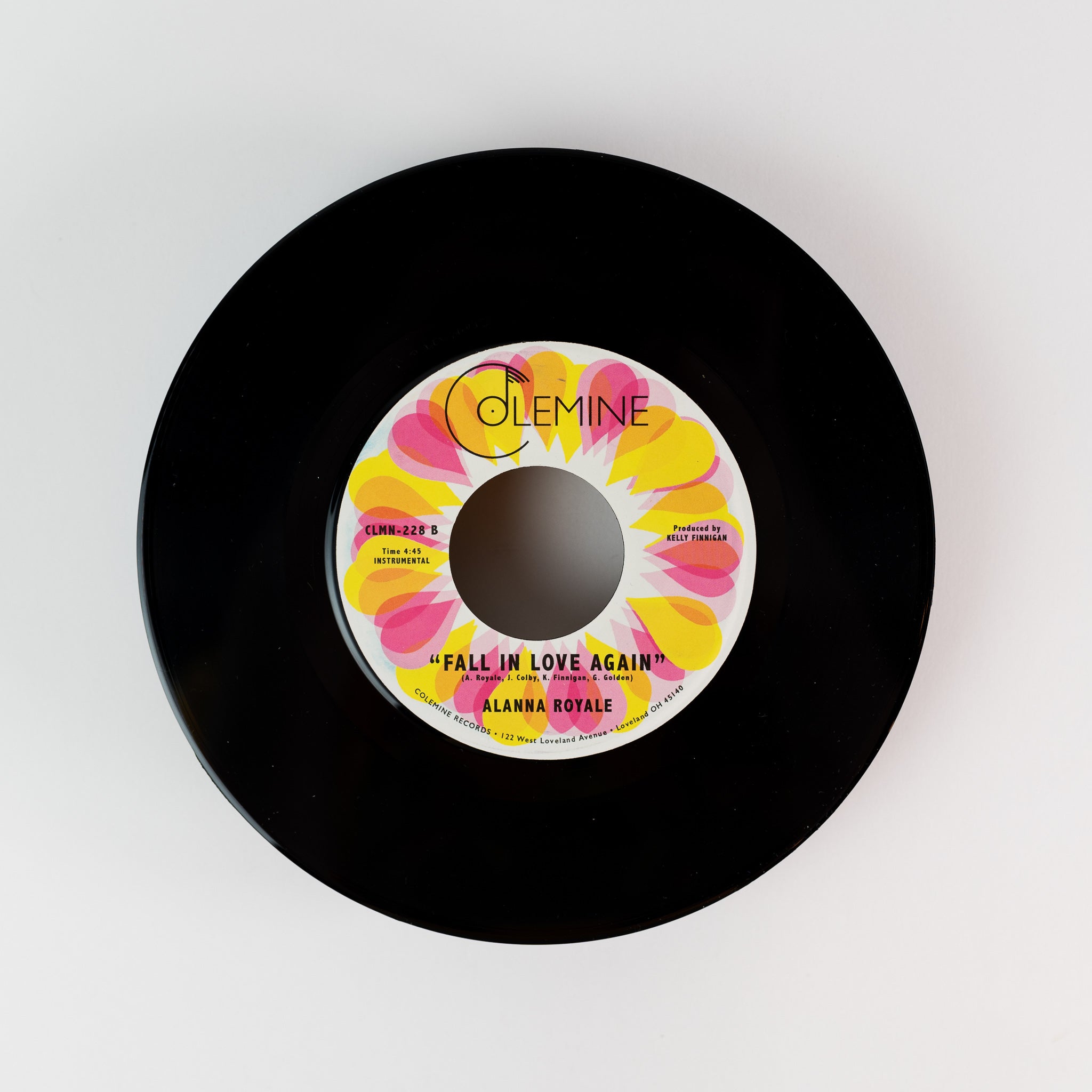 Alanna Royale Fall In Love Again 7-tommer rosa vinyl soul