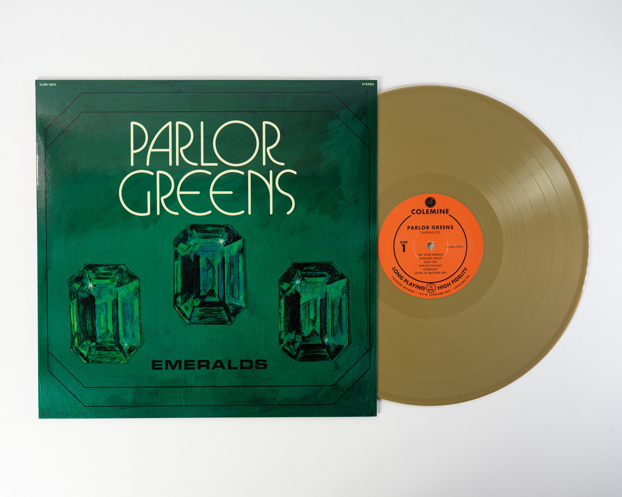 Parlor Greens Emeralds LP vinyl emerald splatter ltd 500