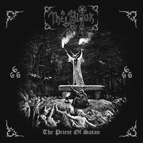 The Black The Priest Of Satan LP splatter vinyl