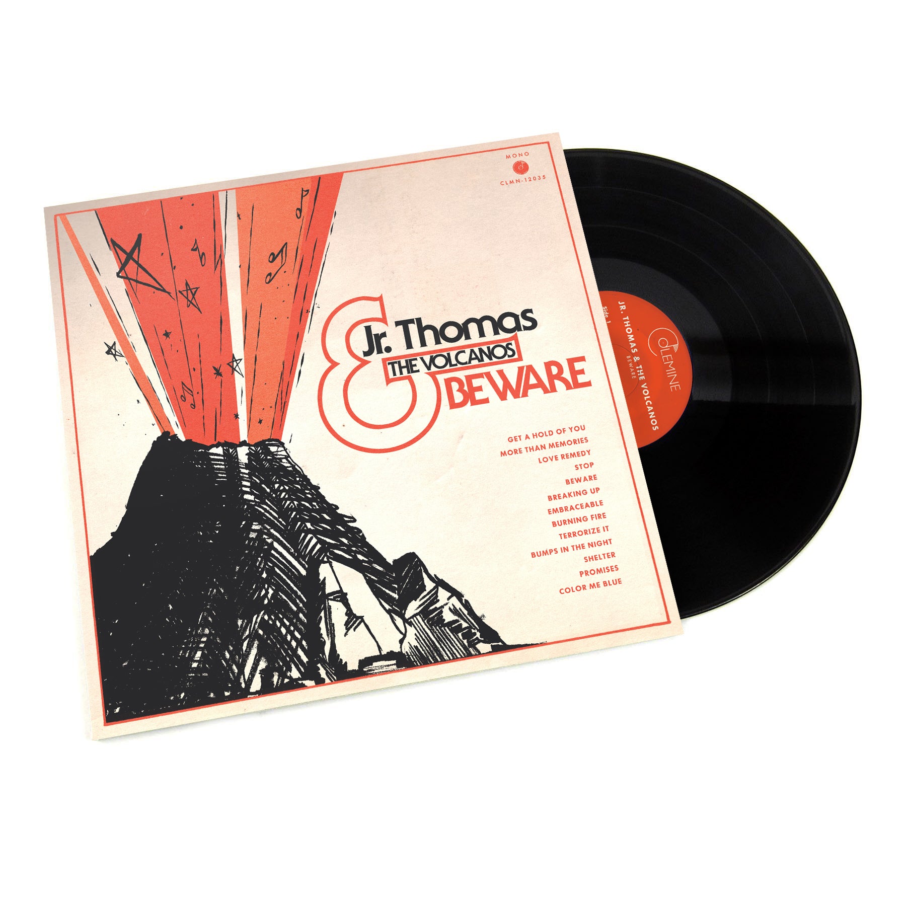 Jr. Thomas & Volcanos Beware LP svart vinyl reggae