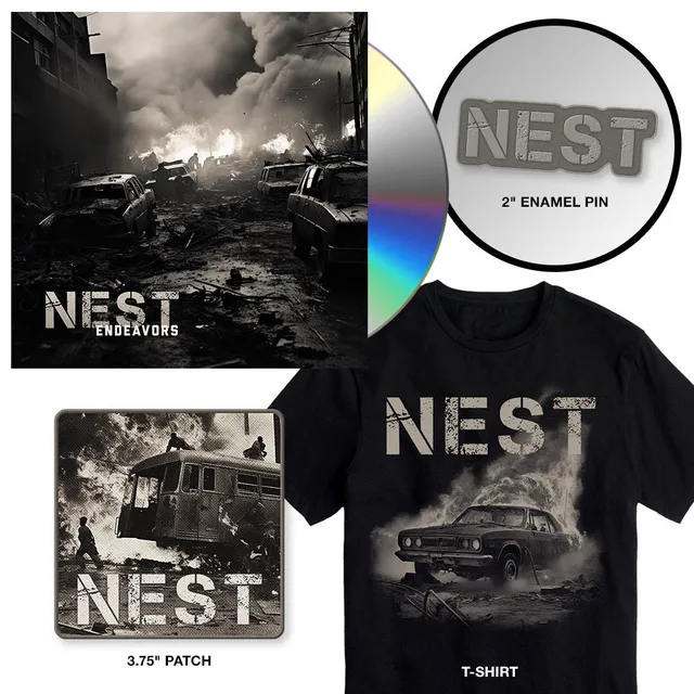 Philip H. Anselmo & The Illegals NEST Endeavors CD-bundle t-skjorte