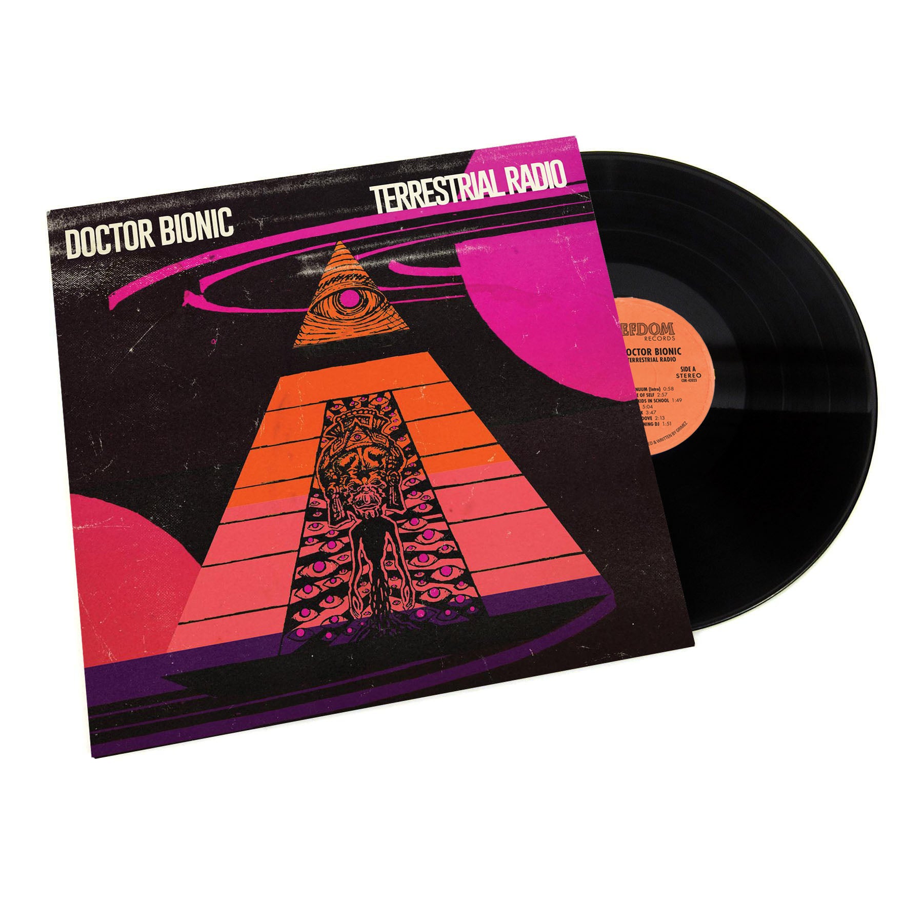 Doctor Bionic Terrestrial Radio LP rosa vinyl instrumental