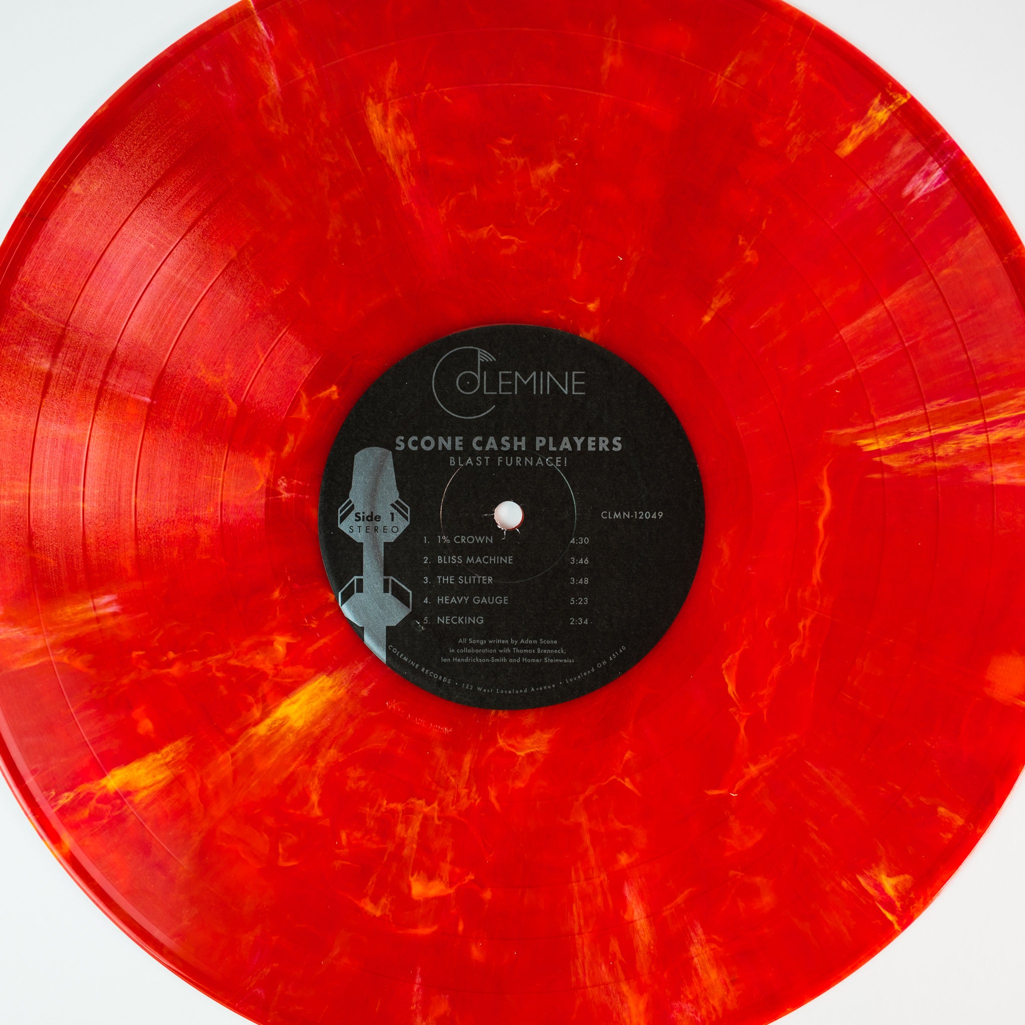 Colemine Scone Cash Players Blast Furnace LP rød hammondfunk