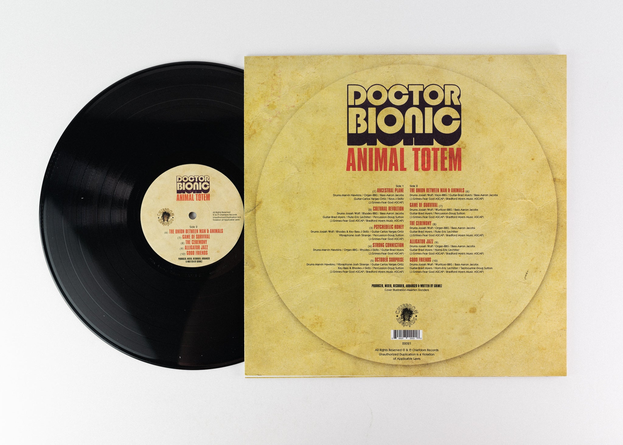 Doctor Bionic Animal Totem LP soul-jazz vinyl instrumental