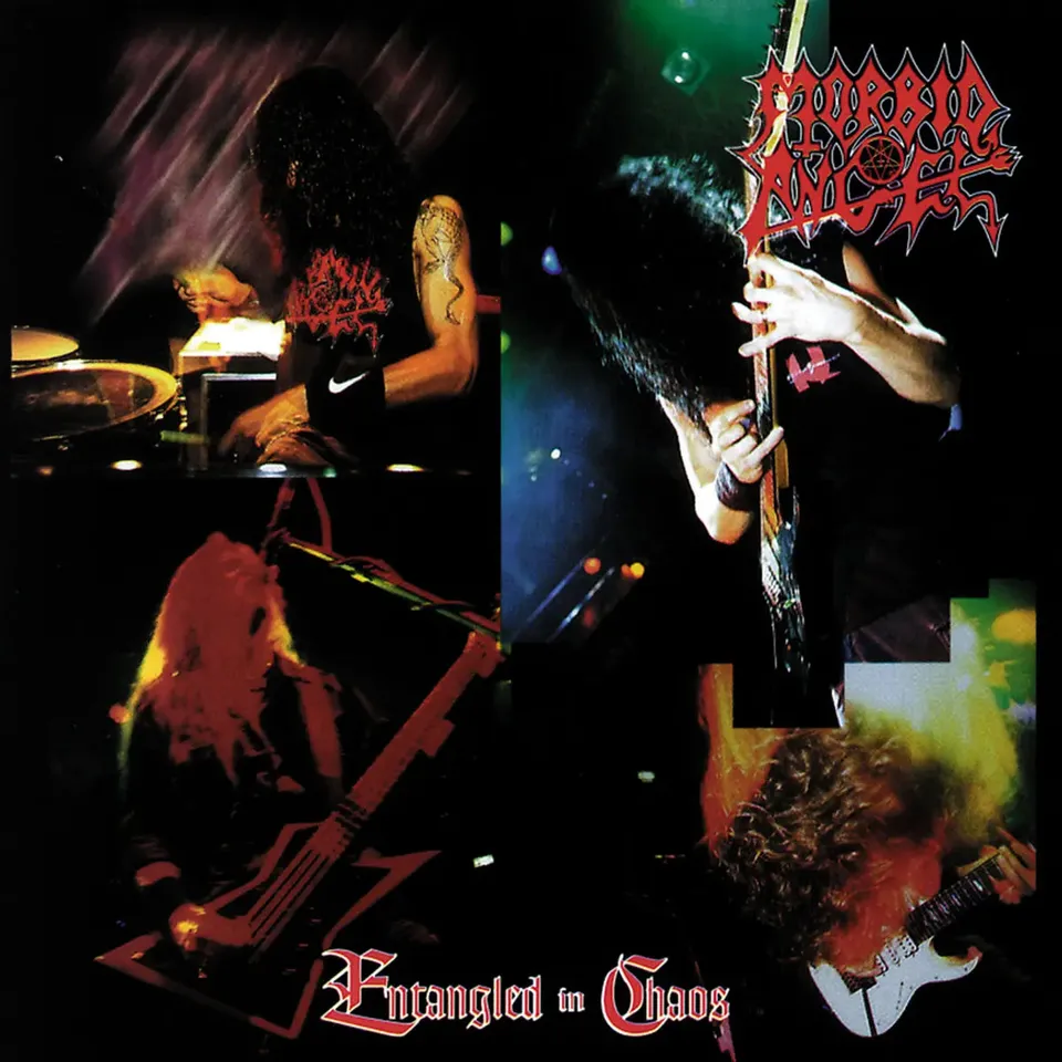 Morbid Angel Entangled In Chaos LP svart vinyl live