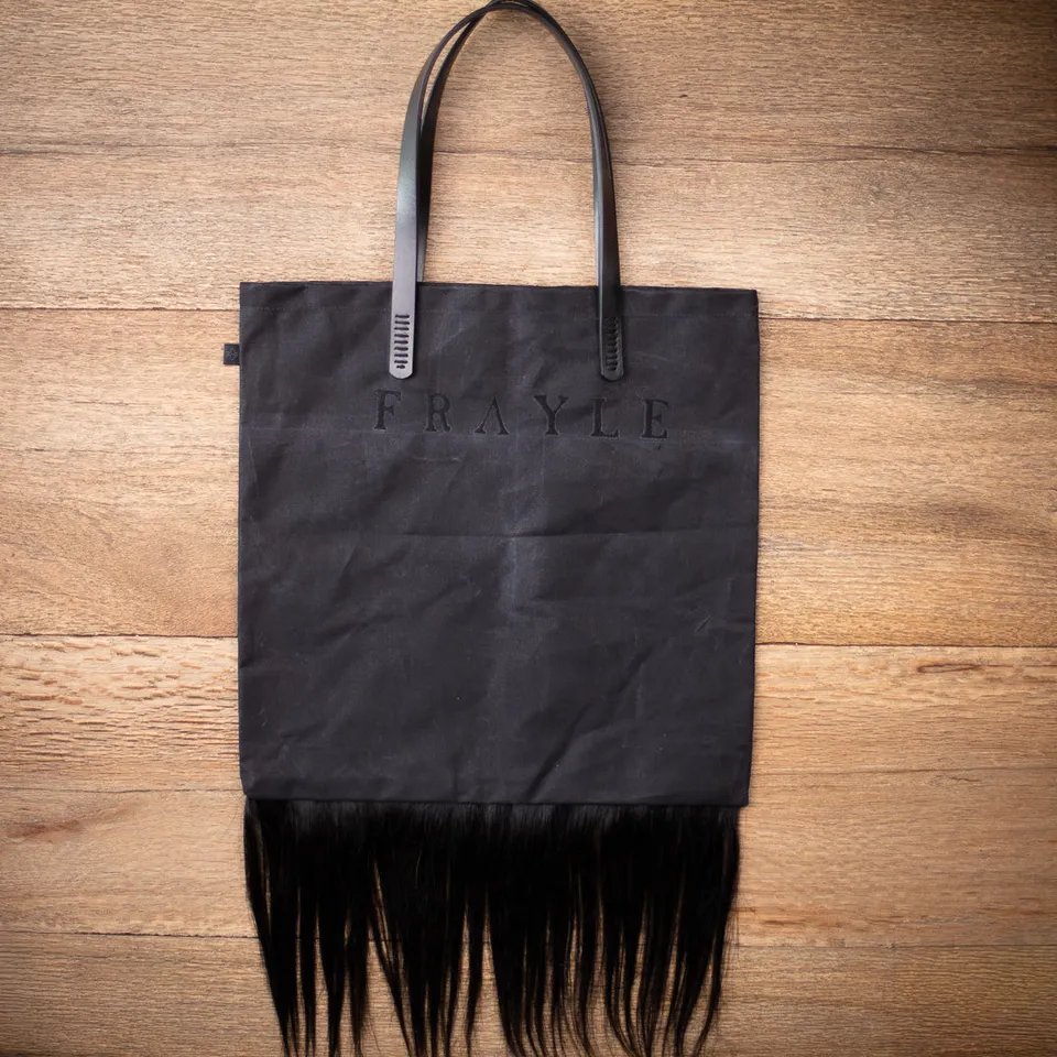Frayle Shadow totebag vokset bomull 39 cm