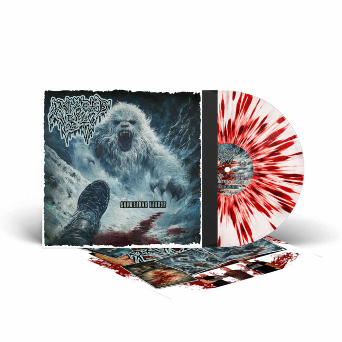 Ravaged By The Yeti Snowbound Horror LP splatter vinyl