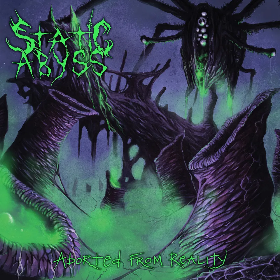 Static Abyss Aborted From Reality LP vinyl grønn