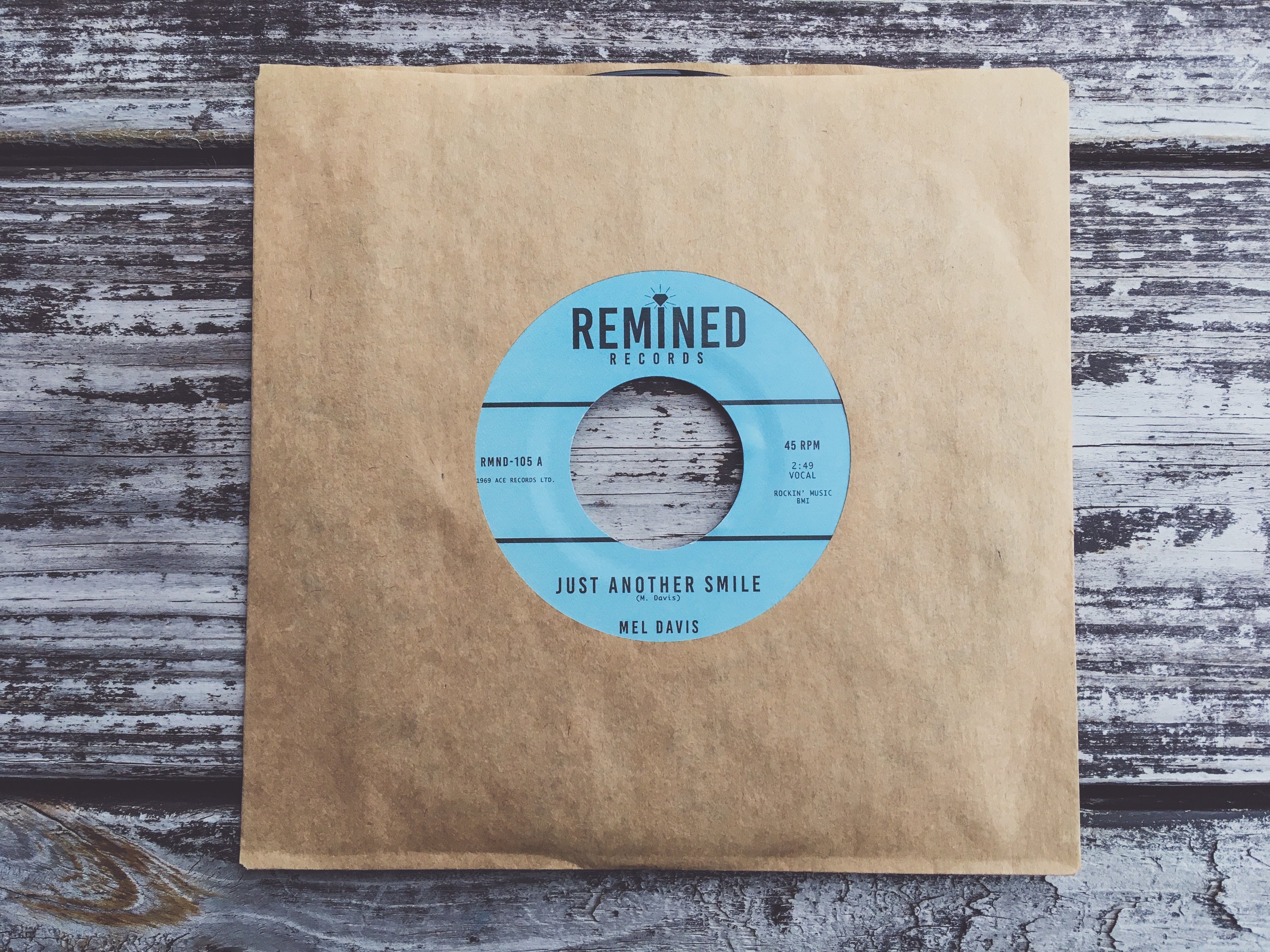 Mel Davis Just Another Smile 7" vinylsingel soul funk