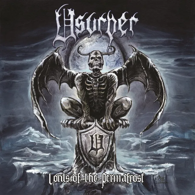 Usurper Lords Of The Permafrost LP svart vinyl